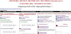 SITE DE REVISIONS BACPRO/BMA